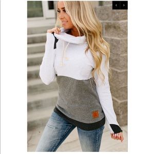 XS Mindy Mae’s Market CowlNeck Sweatshirt